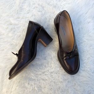 Dries Van Noten Brown Leather Heels Size 9